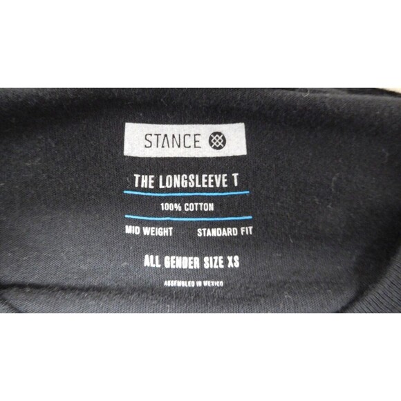 STANCE Street Art 100% Cotton Floral Graphic Mid-Weight Shirt XS (36" Chest) - Picture 5 of 5